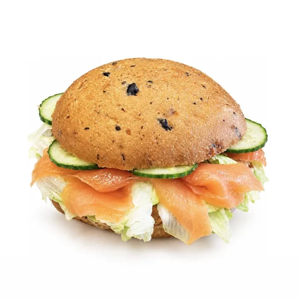 Focaccia saumon fumé