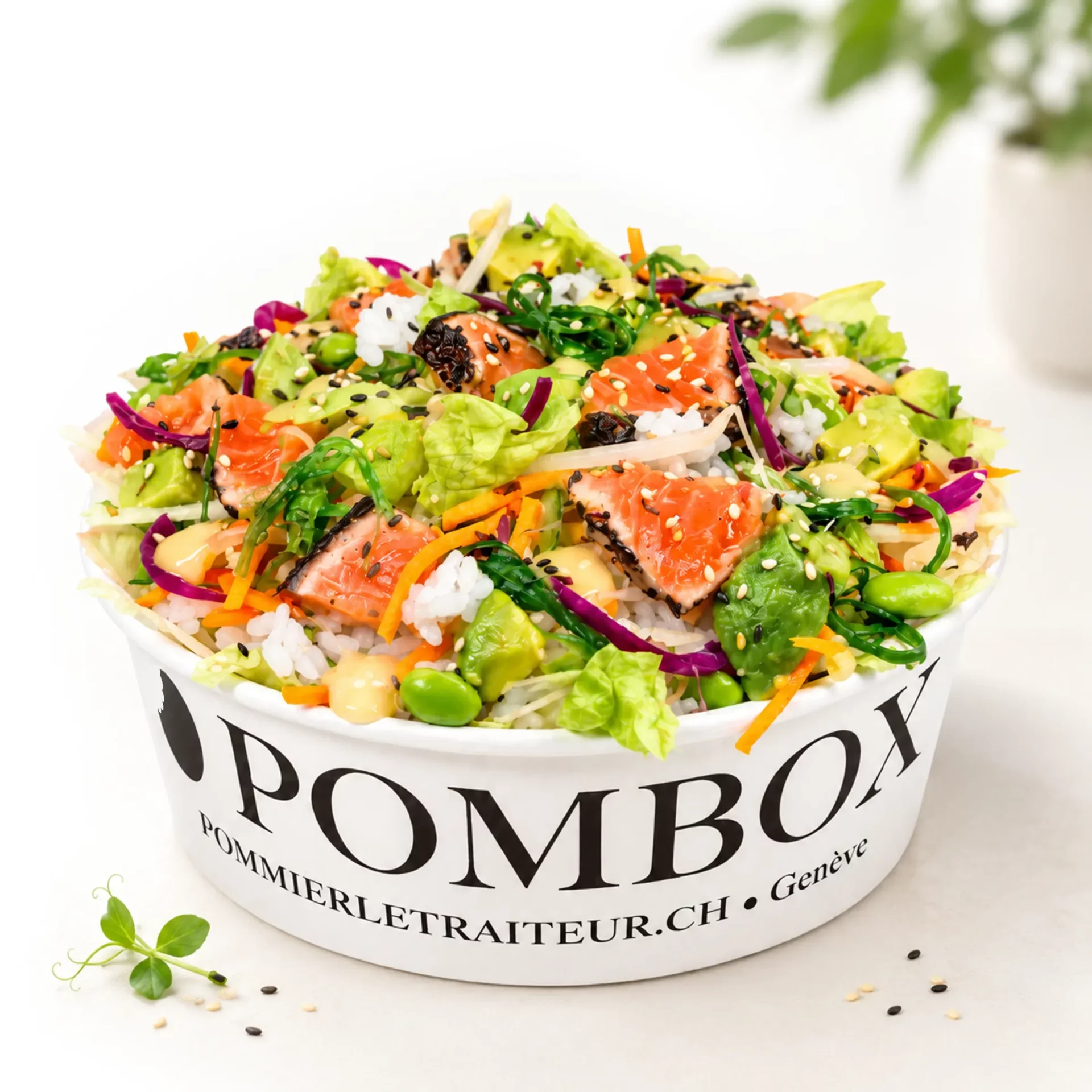 Pombox saumon teriyaki