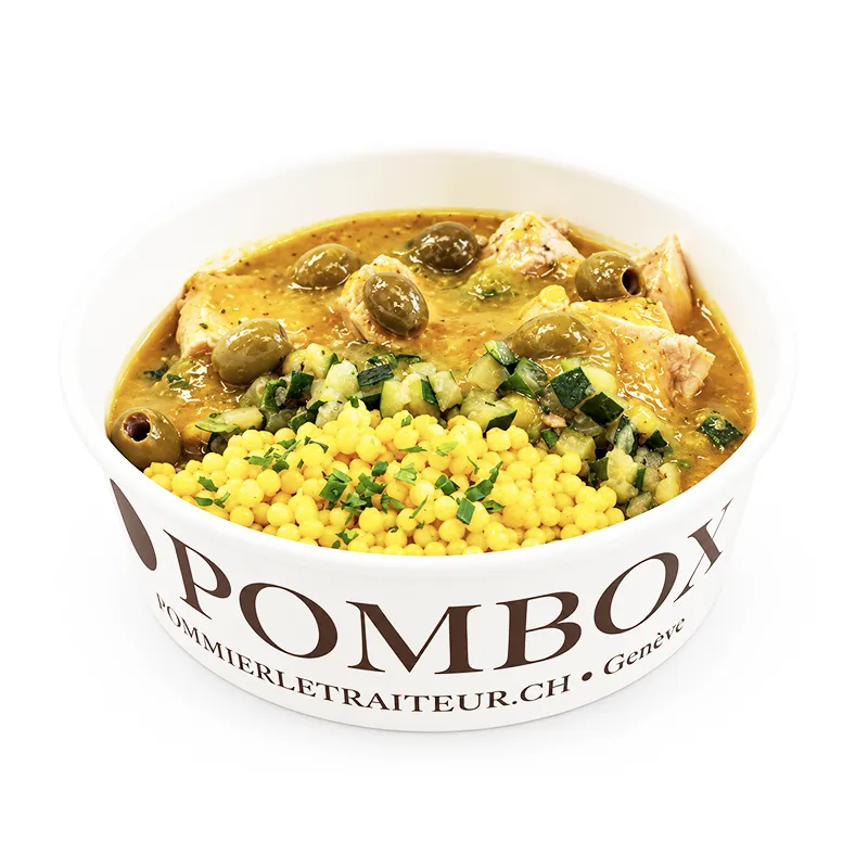 Poulet rôti citron & olives